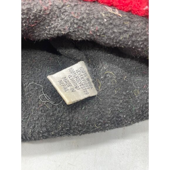 rasta mohawk monkey beanie tie fringe wool animal hat braded crazy red os READ - Picture 5 of 8